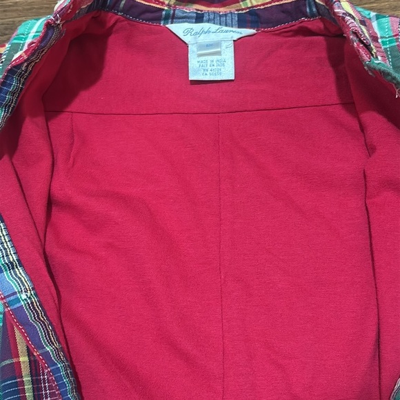 Ralph Lauren Baby' Boy Plaid Romper - Picture 4 of 6